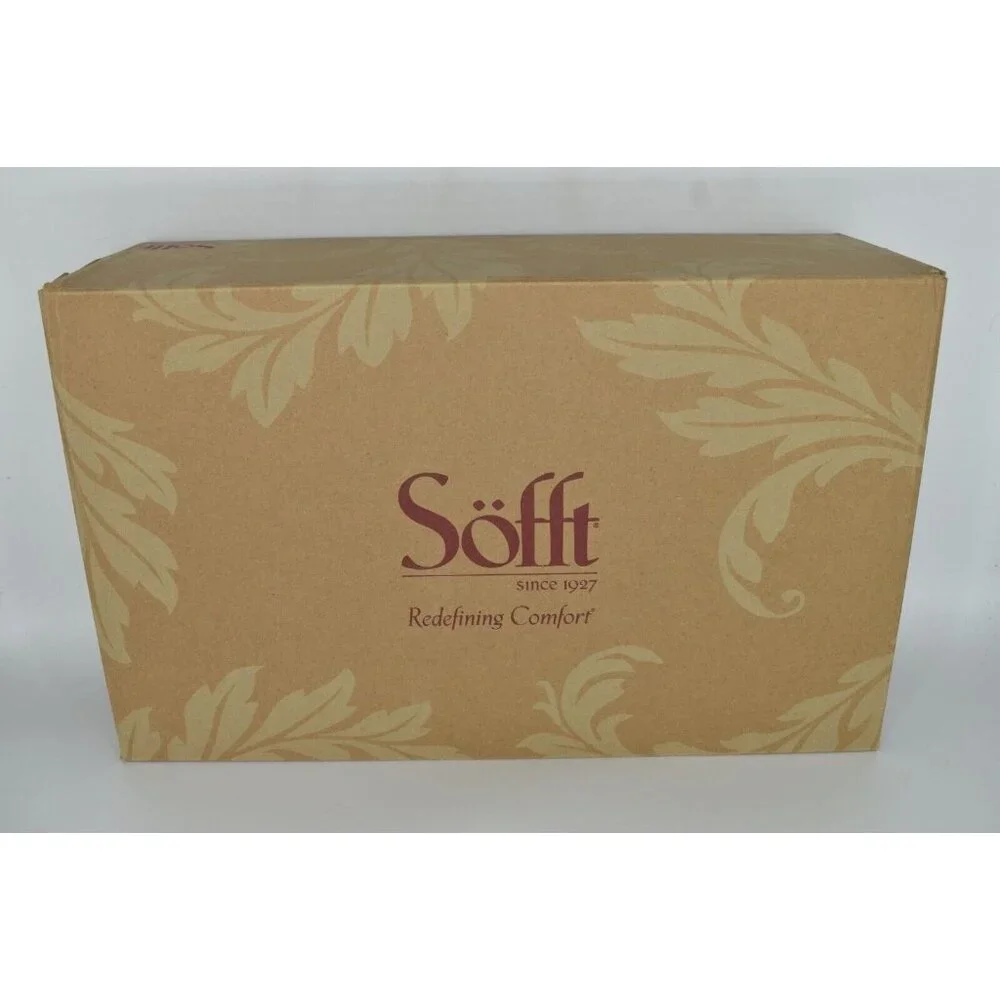 Sofft Womens Size 9.5 Adalia‎ Olive Buckle Croc Embossed Suede Leather Sandals
